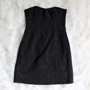 BB DAKOTA STRAPLESS BLACK DRESS